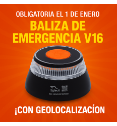 Baliza V16 Sytech GPS conectada DGT 3.0 sin cuotas