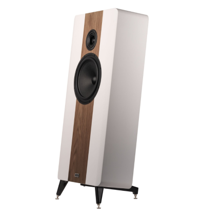 Heco Direkt Premium White/Walnut – Altavoz de suelo (unidad)