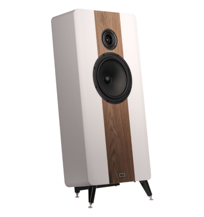 Heco Direkt Premium White/Walnut – Altavoz de suelo (unidad)