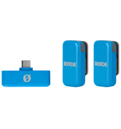 RØDE Wireless Micro USB‑C Blue – Micrófono inalámbrico 2 pax