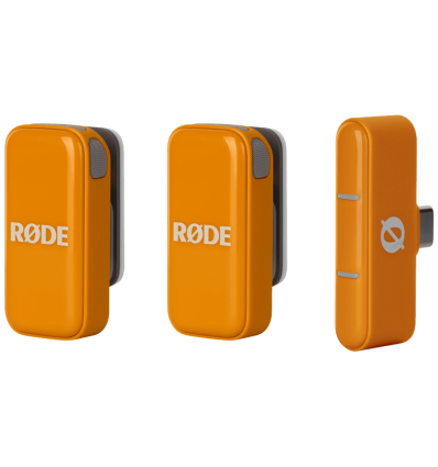 RØDE Wireless Micro USB‑C Orange – Micrófono inalámbrico kit 2 TX