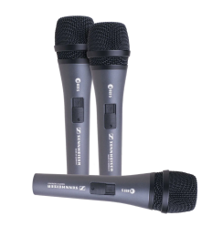 Micrófonos Sennheiser E835‑S Pack 3 – Vocales & Evento DJ