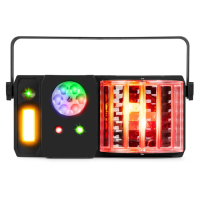 Fuzzix Stellar1 Multi DJ LED Effect – 5 efectos en 1 con DMX y mando Fuzzix Stellar1 Multi DJ LED Effect – 5 efectos en 1 con DMX y mando