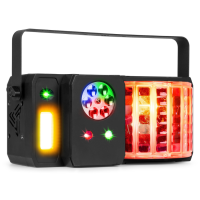 Fuzzix Stellar1 Multi DJ LED Effect – 5 efectos en 1 con DMX y mando Fuzzix Stellar1 Multi DJ LED Effect – 5 efectos en 1 con DMX y mando