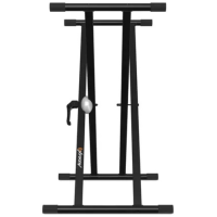 Audibax Onyx 130 – Soporte de teclado doble tijera profesional