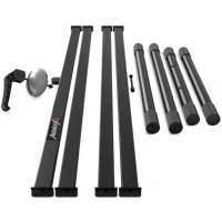 Audibax Onyx 130 – Soporte de teclado doble tijera profesional