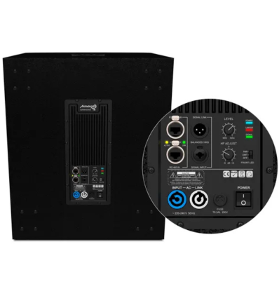 Audibax Pro Manhattan 18S – Altavoz activo 18″ 1.800 W PA profesional