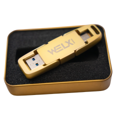 WELX ULTRAFAST 512GB USB3.2 para DJs | Dual C&A | 400MB/s