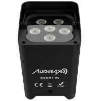 Audibax Event 90 Foco Wash Arquitectural Batería WiFi – Iluminación DJ