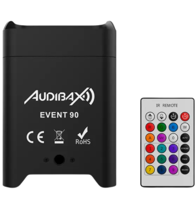 Audibax Event 90 Foco Wash Arquitectural Batería WiFi – Iluminación DJ