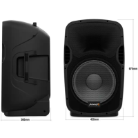 Audibax Party 215 LED Set 2 Altavoces 15″ Bluetooth 1200W