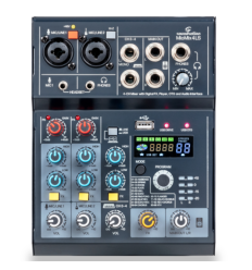 Mezclador 4 canales Soundsation MIOMIX 4LS con efectos