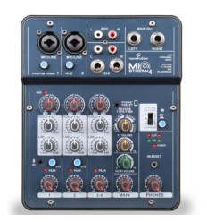 Mezclador Soundsation MIOMIX 4USB – Compacto y versátil