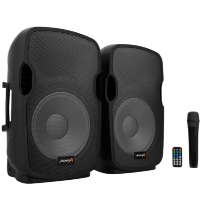 Audibax Party 212 LED Set – Pack 2 altavoces 12″ Bluetooth