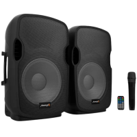 Audibax Party 212 LED Set – Pack 2 altavoces 12″ Bluetooth