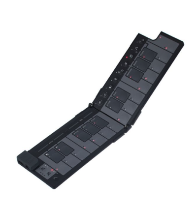 Korg nanoKEY Fold Black – Teclado MIDI 25 teclas plegable y portátil