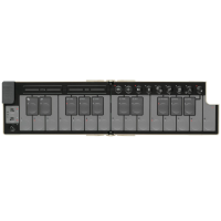 Korg nanoKEY Fold Sand Beige – Teclado MIDI plegable y portátil