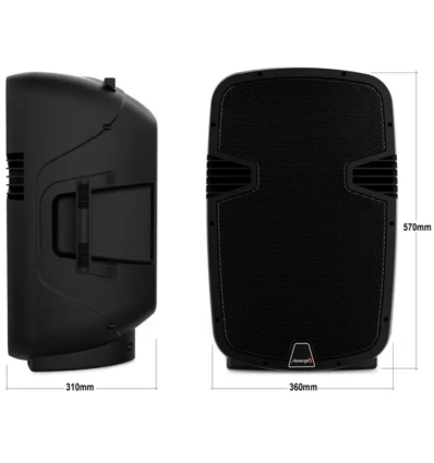 Audibax ARKANSAS 12 – Altavoz 12″ Bluetooth USB 600 W