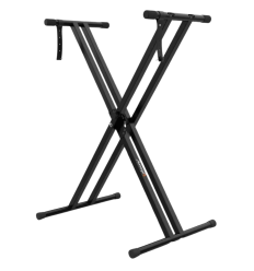 Audibax Onyx 120 – Soporte doble tijera regulable para teclado