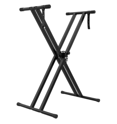 Audibax Onyx 120 – Soporte doble tijera regulable para teclado