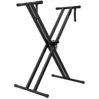 Audibax Onyx 120 – Soporte doble tijera regulable para teclado