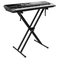 Audibax Onyx 120 – Soporte doble tijera regulable para teclado