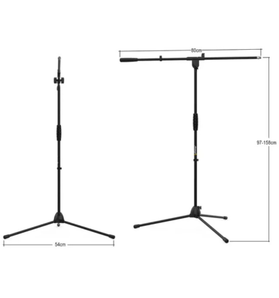 Soporte Micrófono Audibax Ayra 5L – Jirafa Ajustable Profesional