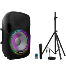 Audibax Party 15 Altavoz Activo Profesional 15″ 600W Bluetooth