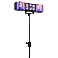 Fuzzix DerbyStar2 153.018 – Barra LED para DJ con trípode