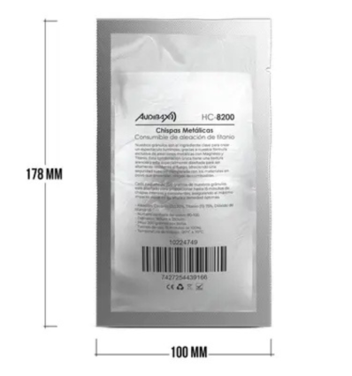 Audibax HC‑8200 200g Consumible Chispas Fuego Frío