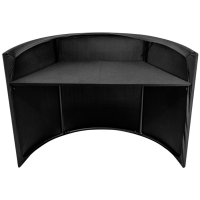 Mesa DJ portátil Omnitronic Curved Mobile Event Stand – 162×74 cm