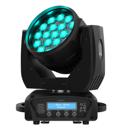 Audibax Iowa Pix 300 – Cabeza móvil LED 19×15 W RGBW