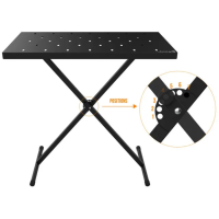 Audibax Onyx 200 – Soporte DJ regulable para controlador y portátil