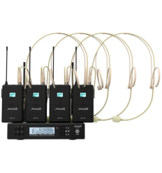 Audibax AWM 403 – Sistema micro diadema inalámbrico 4 canales