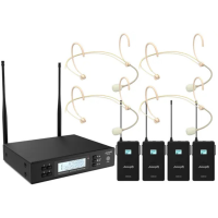 Audibax AWM 403 – Sistema micro diadema inalámbrico 4 canales