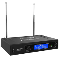 Audibax Missouri 2500 – Micrófono inalámbrico doble Lavalier/Diadema