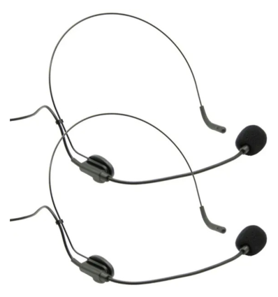 Audibax Missouri 2500 – Micrófono inalámbrico doble Lavalier/Diadema