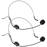 Audibax Missouri 2500 – Micrófono inalámbrico doble Lavalier/Diadema