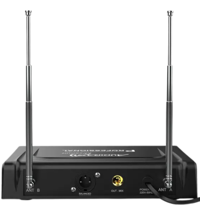 Audibax Missouri 2500 – Micrófono inalámbrico doble Lavalier/Diadema