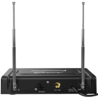 Audibax Missouri 2500 – Micrófono inalámbrico doble Lavalier/Diadema