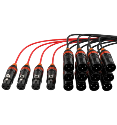 Audibax Cajetín Escenario 12 Entradas 4 Salidas 15 m