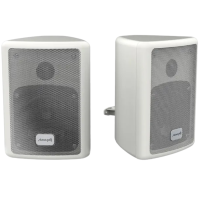 Audibax PR‑41W – Altavoces pasivos 75 W blanco con soporte pared