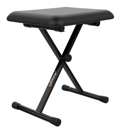 Audibax Onyx Pack – Soporte, banqueta y funda teclado 61