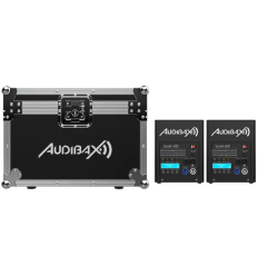 Audibax Spark 600 – 2 máquinas fuego frío + flightcase