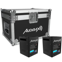 Audibax Spark 600 – 2 máquinas fuego frío + flightcase