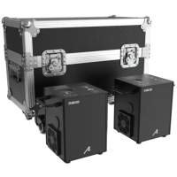 Audibax Spark 650 – 2 máquinas fuego frío + flightcase