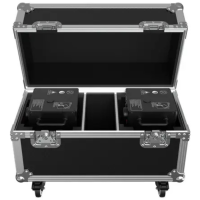 Audibax Spark 650 – 2 máquinas fuego frío + flightcase