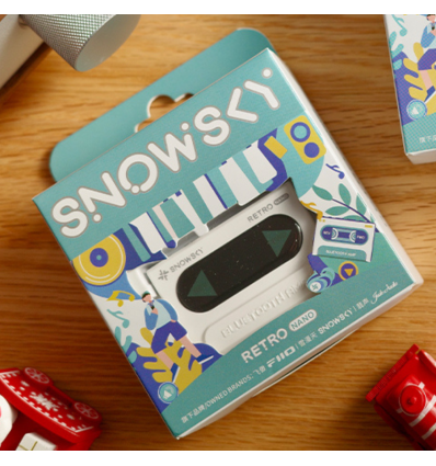 FiiO Snowsky Retro Nano Blanco – DAC Bluetooth y salida balanceada