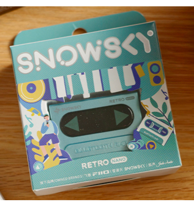 FiiO Snowsky Retro Nano Azul – DAC Bluetooth portátil HiFi