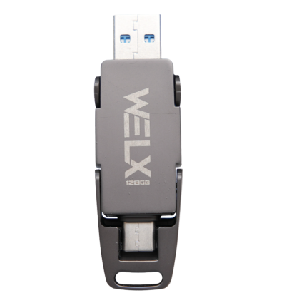WELX ULTRAFAST 128GB USB-C & A para DJs | 400MB/s